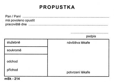 mSk 214 - PROPUSTKA A7 (214-mSk)    100L